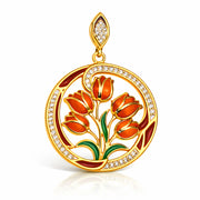 Sacred Tulips Pendan - 1108