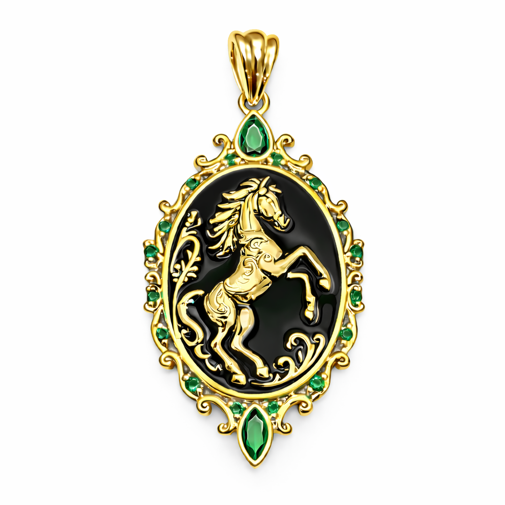 Mystical Horse Pendant - 1111