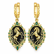 Mystical Horse Earrings - Nomadic Spirit - 1905