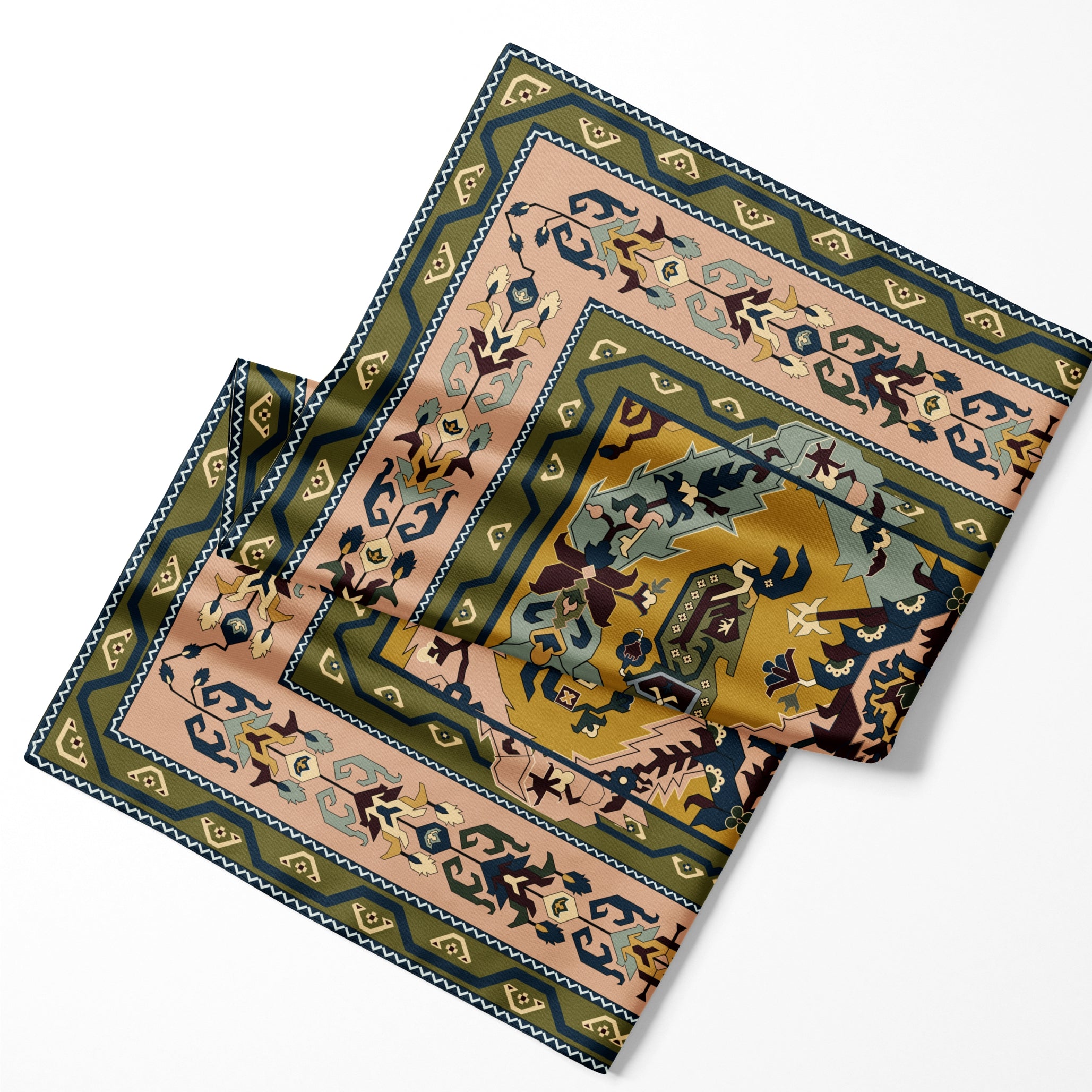 Xatai Silk Scarf - 1507