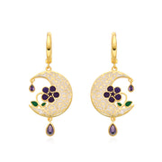 Moon Blossom Earrings - 1897