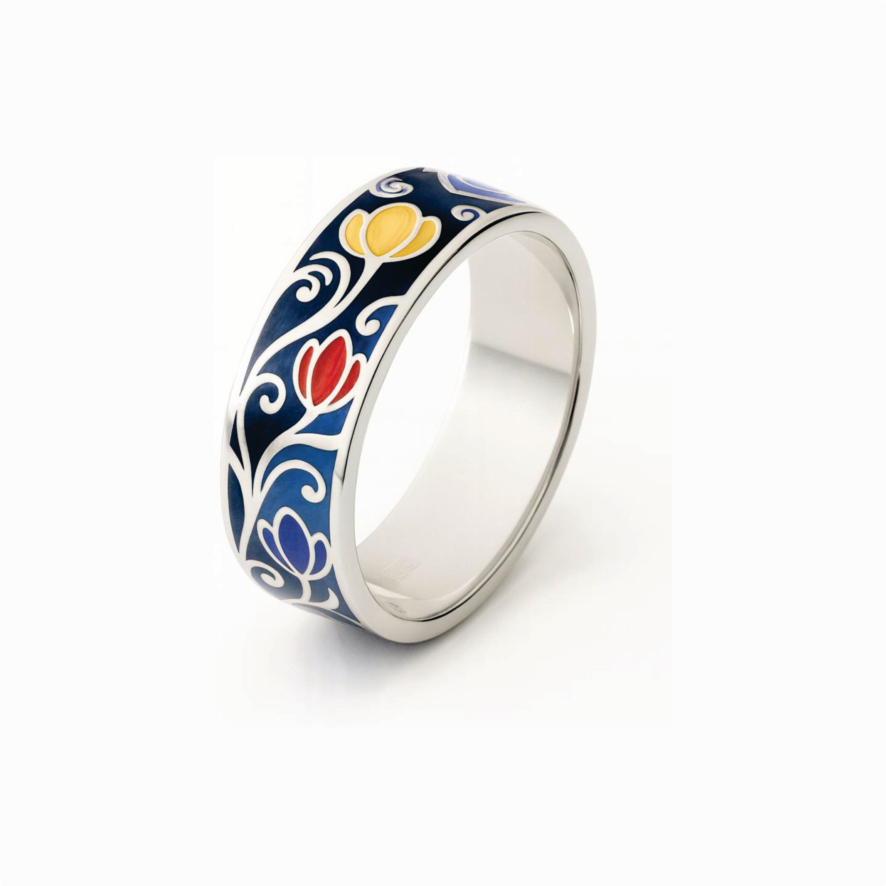 Floral Tulip Ring - Garden Elegance - 1266