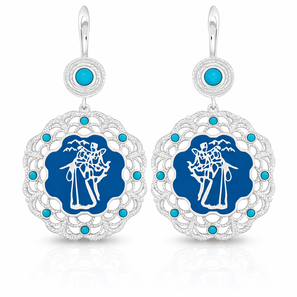 Caucasian Dance Earrings - 1810