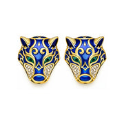 Mystical Wolf Earrings - 1906