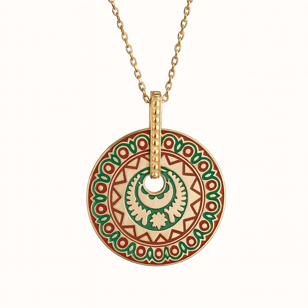 Solar Heritage Pendant Necklace