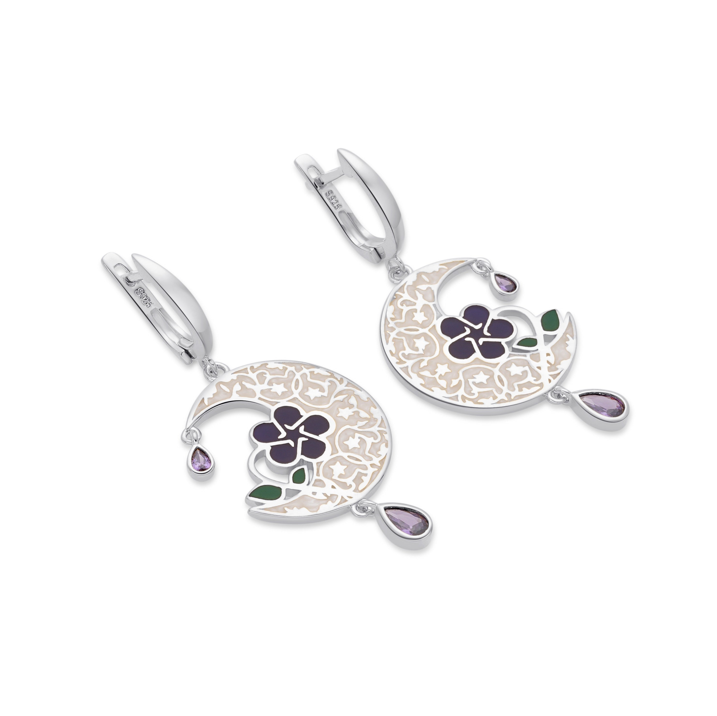 Moon Blossom Earrings