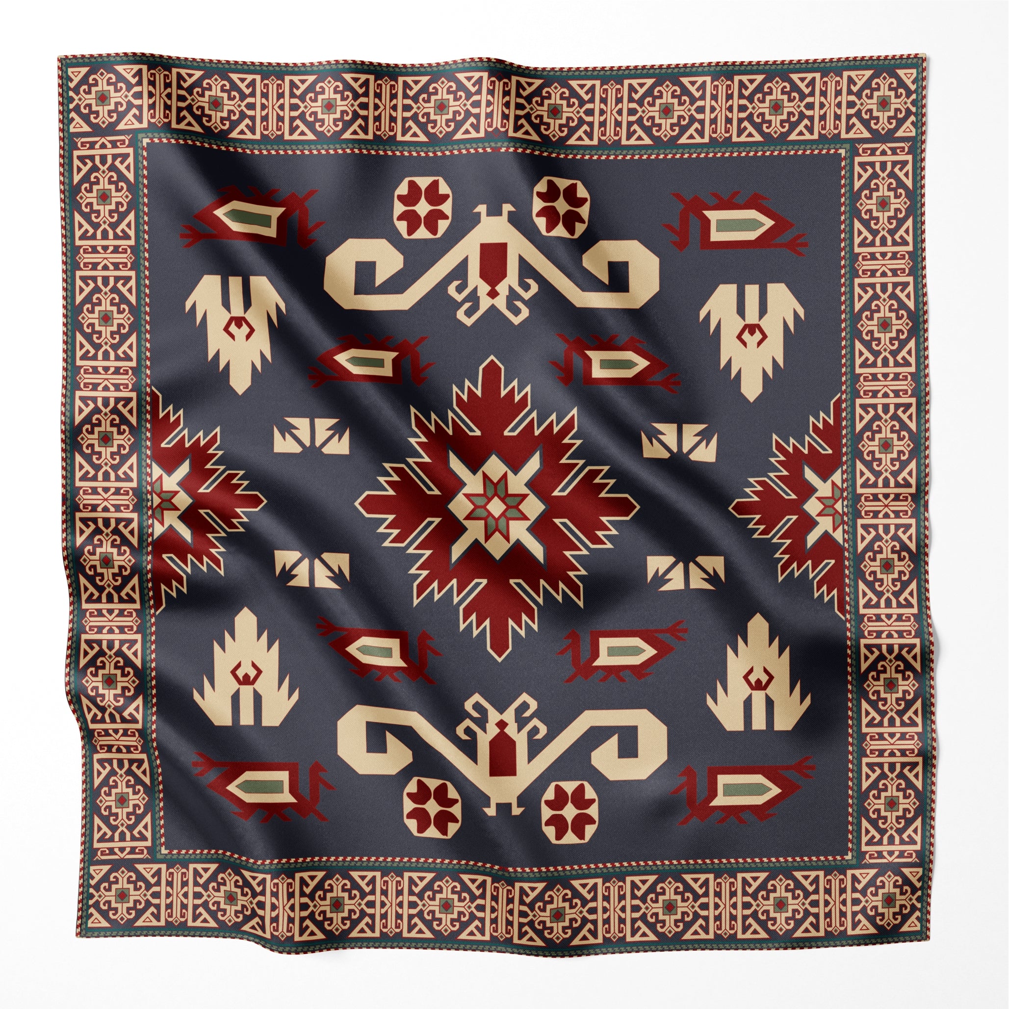 Pirebedil Silk Scarf - 1508